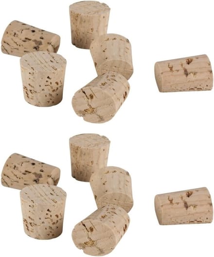 Rayher Kurken - 12x - 22 x 19 mm - hobby materialen / kurkdoppen - knutselen