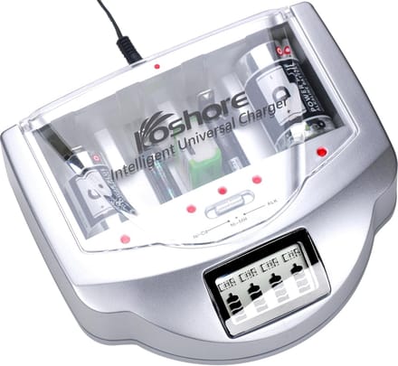 Batterijlader en Balance Charger voor AA, AAA, C, D, 9V - Universele Oplader