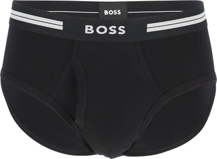 HUGO BOSS Traditional Original brief (1-pack) - heren slip met gulp - zwart