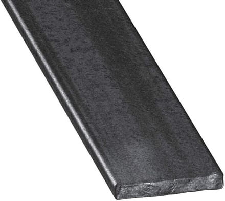 Gelamineerde Staalplaat 10x4 mm, 1 Meter Lang