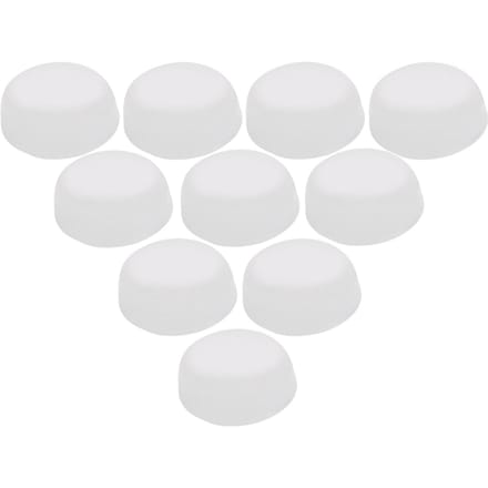 10 stuks Universele Fluit Siliconen Zachte Open Gat Pluggen Fluiten Reparatie Onderdelen Accessoire white