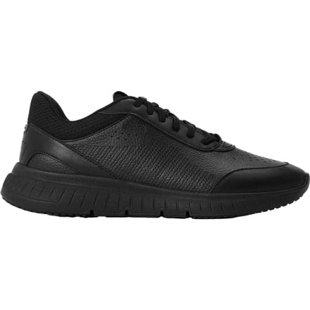 Boss Titanis leren hardloopschoenen voor heren (Zwart)