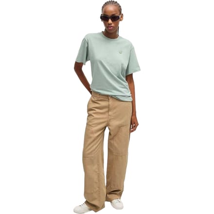 Hugo Hacarpe cargo-broek met rechte pijpen voor dames (Beige)