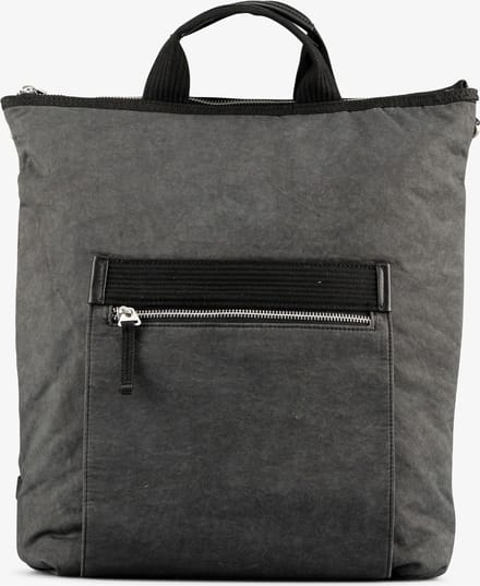 JOST schoudertas laptoptas met laptopvak Kerava X-Change Bag Black donkergrijs