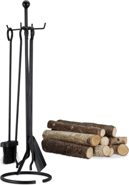 DD Openhaard Set - Haardset - Openhaard Gereedschap - 5 Delig - Staal