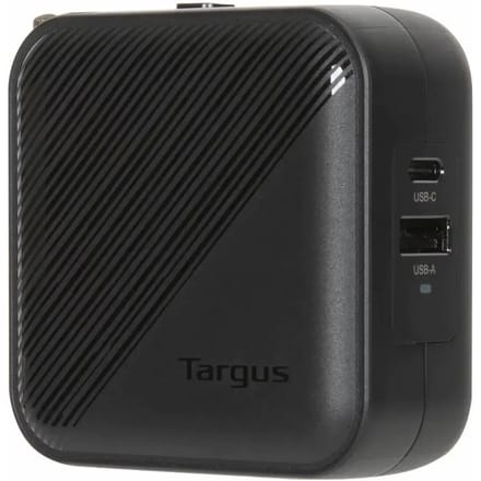 Targus power adapter - GaN Charger - USB A / USB-C - 65 Watt