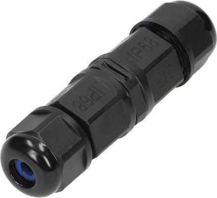 Waterdichte MINI kabelverbinder - 3x1.5mm² - 80mm