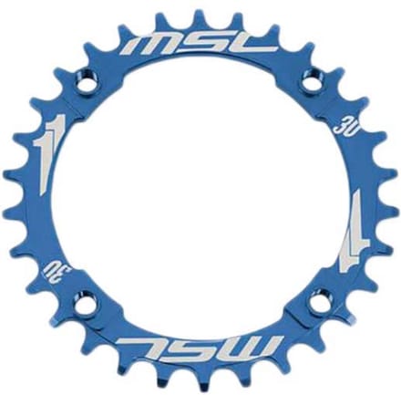Msc Cnc Alu7075 4 Arm 104 Bcd Crxx1104 Kettingblad Blauw 32t
