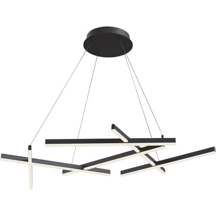 Maytoni Line LED hanglamp 3.000K zwart