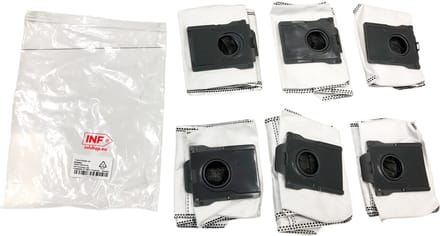 Stofzuigerzakken voor Dreame X40 - 6-pack (Wit)