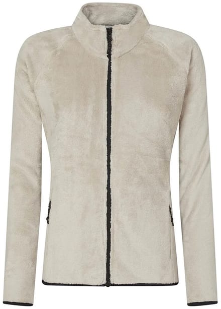 Rock Experience Polar Mock Neck Fleece Met Volledige Rits Beige S Vrouw
