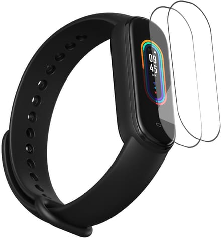 Geschikt voor Amazfit Band 5 Screenprotector - Beschermglas Geschikt voor Amazfit 5 - 2 Stuks