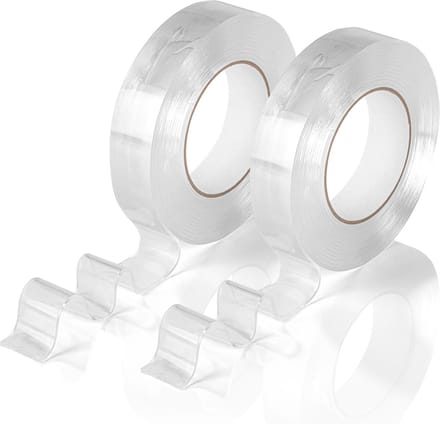 EASYmaxx Spoorloze tape Set van 2 stuks 5m