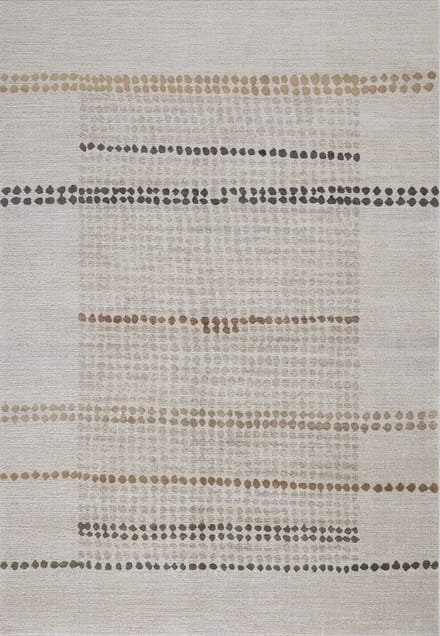 Acsento Cleos Multi Vloerkleed - 240 x 340 cm - Beige - Rechthoekig - Polyester - Eetkamer, Woonkamer, Slaapkamer - Geometrisch - Modern
