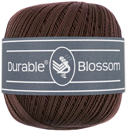 Durable Blossom - 2230 Dark Brown - Verfijnd Gemerceriseerd Katoen Garen