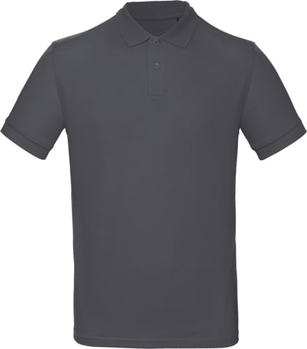 B&C Men's organic polo shirt CGPM430 - Dark Grey - M