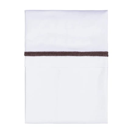 Baby's Only Wieglaken gebreide bies - Cacao/Wit - 80x100 cm - 100% egyptisch katoen