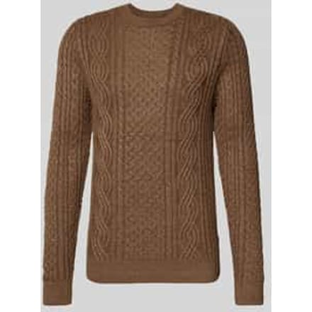 Gebreide pullover met ribboorden, model 'BLUSEAN'