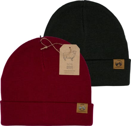 MowMow 2-pack Muts Merino - Beanie - Heren - Dames