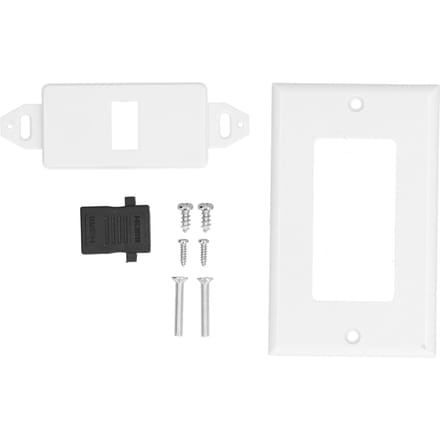 Interface Multimédia Haute Définition Plaque Murale Haute Résolution 4K Haut Débit Passthrough Non white