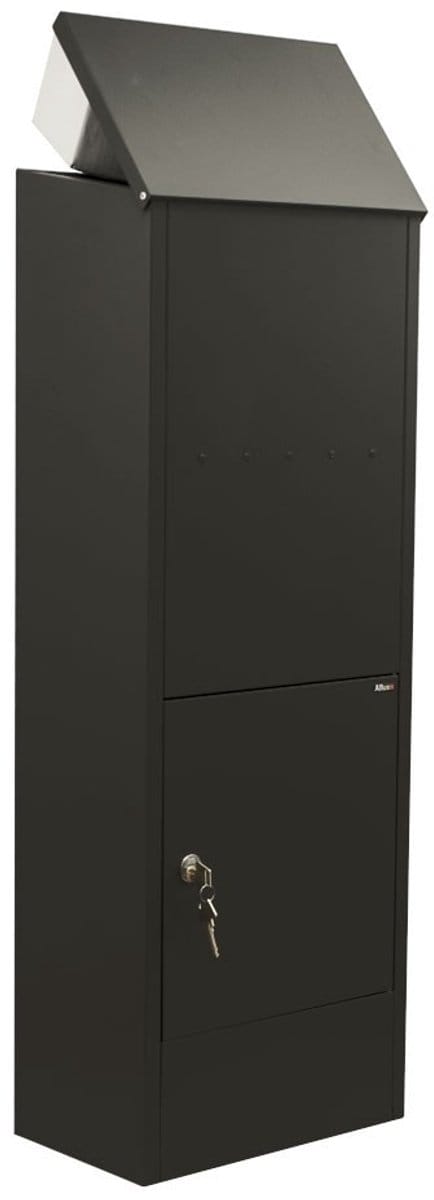 Allux 600 - pakketbrievenbus - achteruitname - zwart