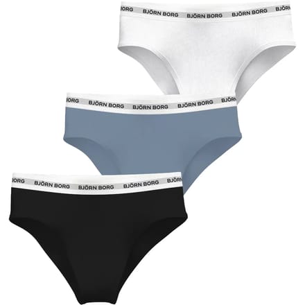 Damesslip met hoge taille Björn Borg Logo Brief (x3)