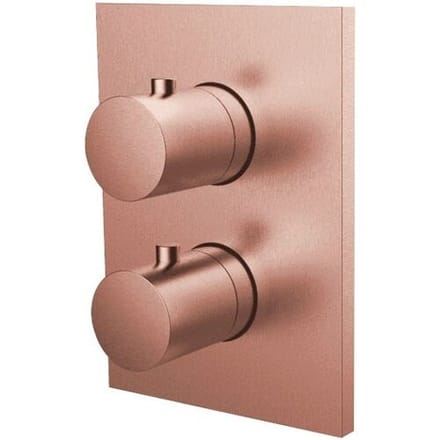 Herzbach DESIGN iX PVD concealed thermostat square 3 consumers 21.503055.2.39