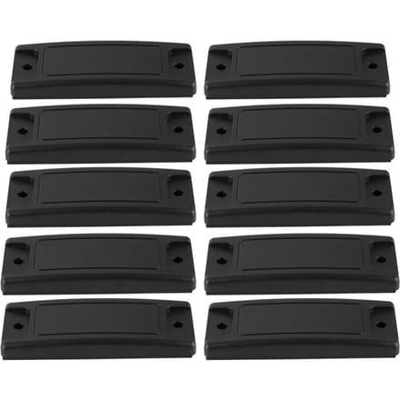 10pcs ABS 78x30MM Étiquette RFID UHF Anti-Métal Bande 860 960MHZ EPC black