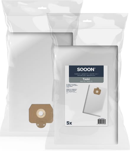 SQOON® stofzuigerzakken geschikt voor Taski Aero / Vento 15 serie - Gelijk aan 7514888 - High Filtration