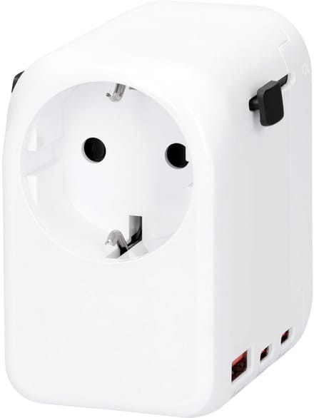 Mobiparts Universal World Travel Charger - Wit