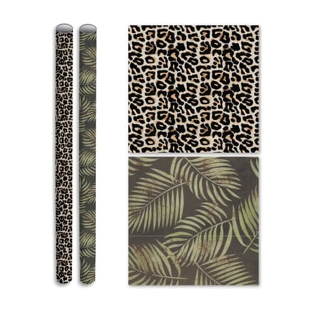 Wild nature kaftpapier, formaat 200 x 70 cm., assorti