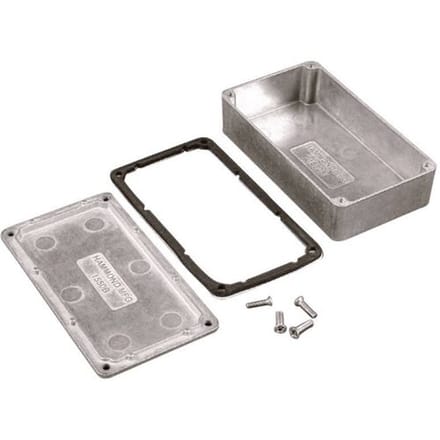 Hammond Electronics 1550WP Universele behuizing 80 x 55 x 25 Aluminium Aluminium 1 stuk(s)