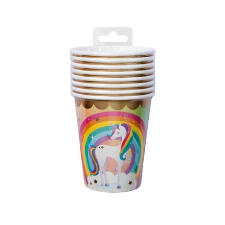 Paper Dreams Bekers Unicorn 250ml - 8st