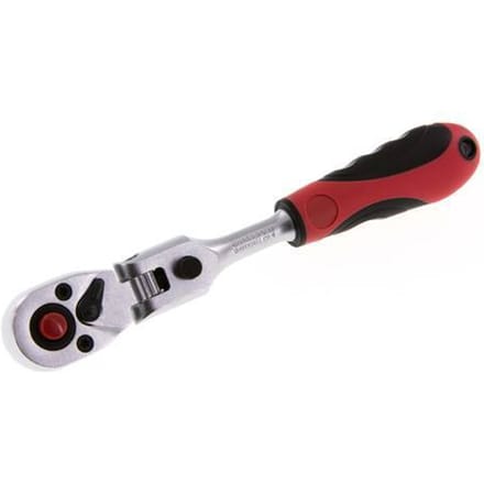 1/4" Gedore Rood 180 Graden Draaibare Kop En Schakelpal