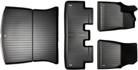 2BeFair Rubber matten Tesla Model Y Juniper 2025+ - interieur accessoires - 10 jaar garantie