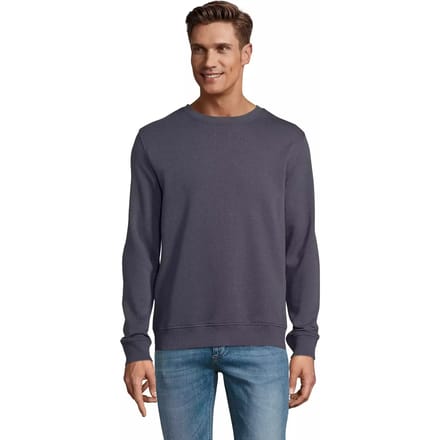 SOL'S Unisex Comet Sweatshirt L03574 - Deep Charcoal Grey (Solid) - XL