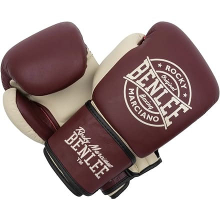 Benlee Wakefield Leren Bokshandschoenen Rood 14 Oz