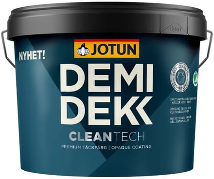 Jotun Demidekk Cleantech - 3 Liter - Zwart - Buitenlak Dekkend