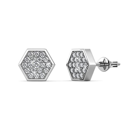 Hexagon Sets - Zilver en Kristal