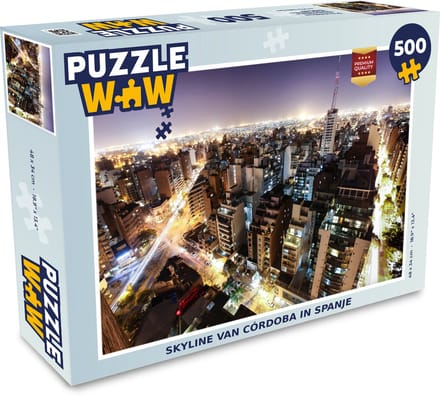 Puzzel Skyline van Córdoba in Spanje - Legpuzzel - Puzzel 500 stukjes