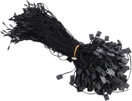 950pcs Fall Conversion Fixings Label voor het Ophangen van Touw en Snap Locks met Veiligheidslus (Zwart)