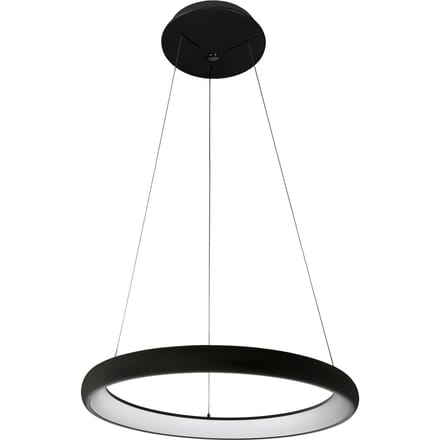 Alessia Zwarte LED Hanglamp 40W Neutraal Wit Licht 51cm