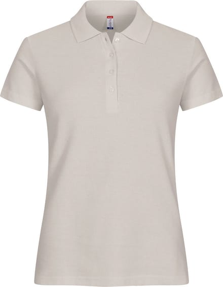 Clique Basic Polo Women 028231 - steengrijs - XS