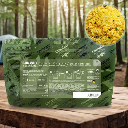 Convar Indische Curryrijst - MRE - Noodrantsoen