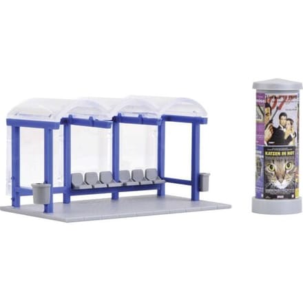 Kibri 38142 H0 Decoratieset bushalte