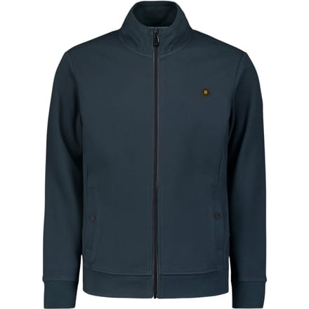 No Excess Sweater Full Zipper Twill Jacquard Night Größe: M | Cardigans Outlet | Herren | Schwarz