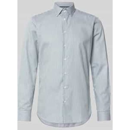 slim fit zakelijk hemd met kentkraag
