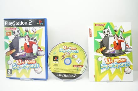 U-move Super Sports Eye toy (ps2 tweedehands game)