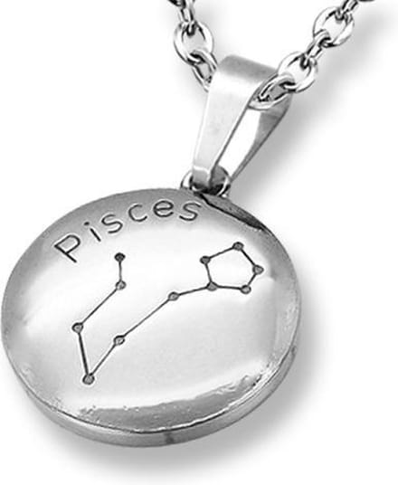 Amanto Ketting Vissen - 316L Staal PVD - Horoscoop - ∅25mm - 60cm