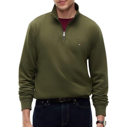 Tommy Hilfiger Essential Fleece 1/4 Zip Sweater Heren